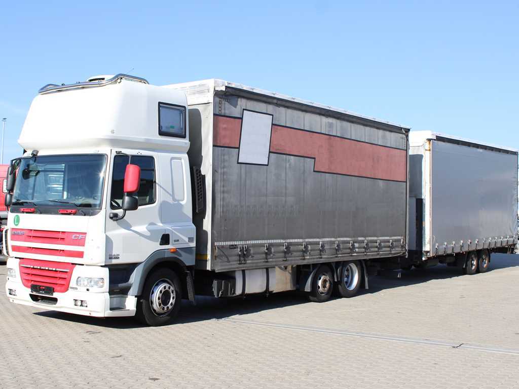 DAF CF 85.460, 62, NEZÁVISLÁ KLIMATIZACE + FLIEGL TPS 100 (2003)