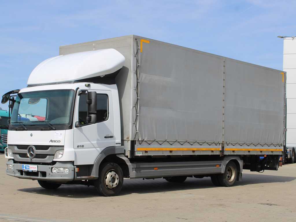 Mercedes-Benz ATEGO 816, EURO 5, HYDRAULICKÉ ČELO, BOČNICE