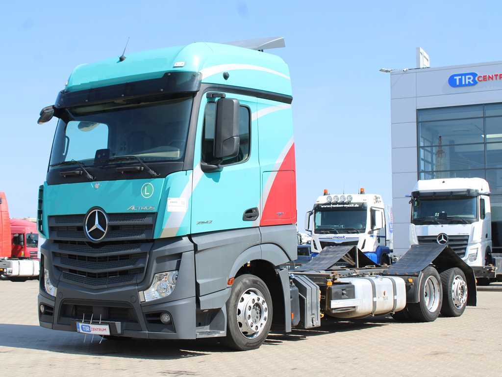 Mercedes-Benz Actros 2542, EURO 6, BDF, ZVEDACÍ NÁPRAVA, PÉROVÁNÍ VZDUCH, 62