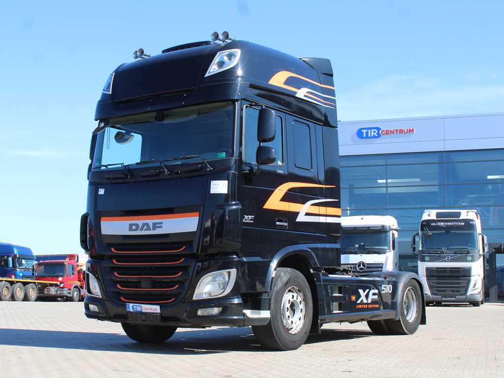 DAF XF 510, EURO 6, NEZÁVISLÁ KLIMATIZACE, NAVIGACE