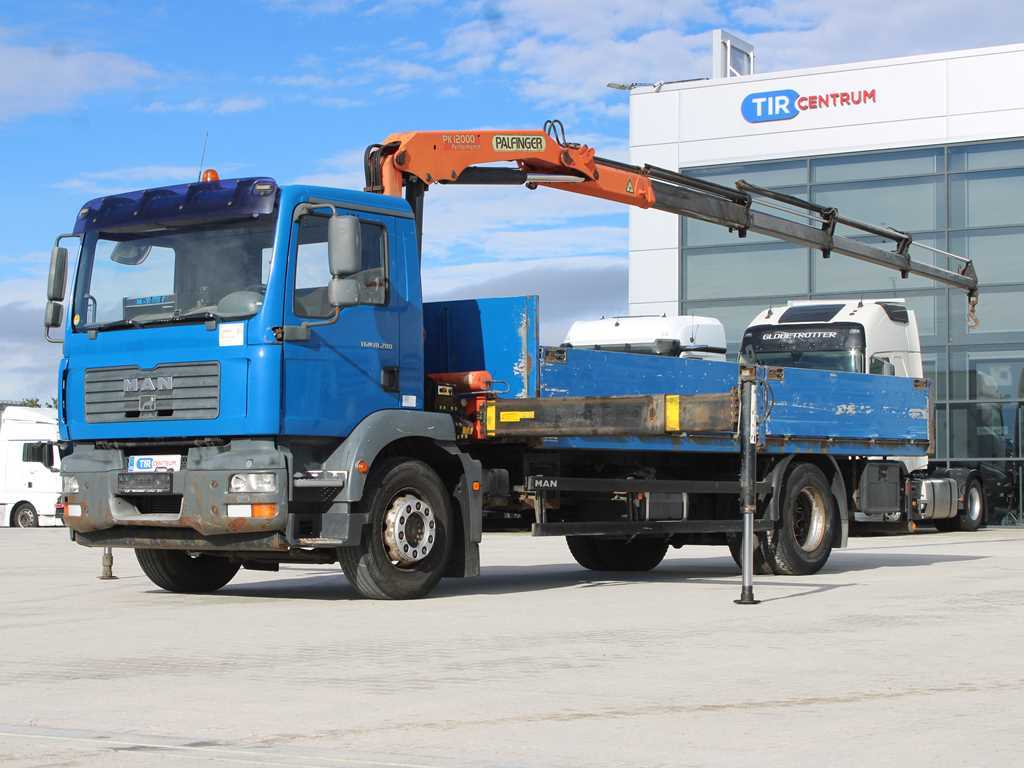 MAN TGM 18.280, EURO 5, KAMERA, HYDRAULICKÁ RUKA PALFINGER PK 12000