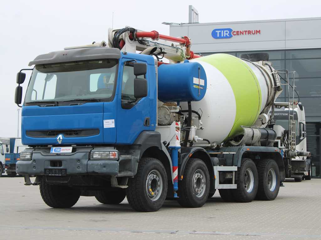 Renault KERAX 420, EURO 3, 7 m3, 84, ČERPADLO NA BETON CIFA MAGNUM MK 24.4