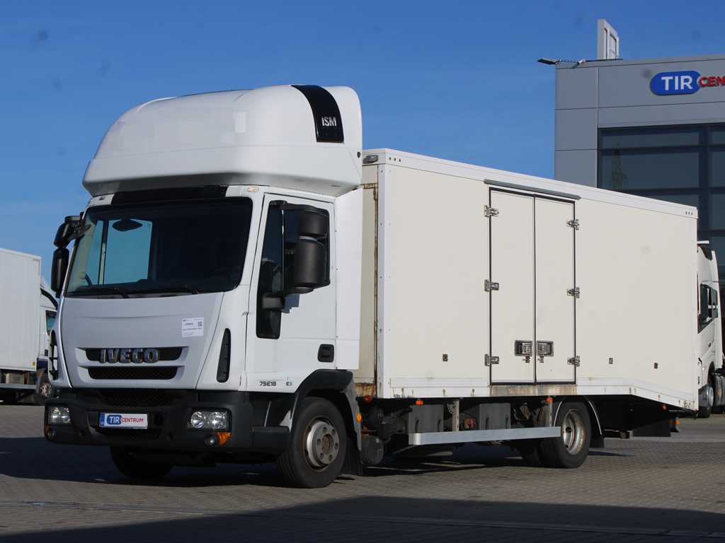 Iveco EUROCARGO ML 75 E 18, EURO 5, NAVIJÁK, NÁJEZDY, SPACÍ NÁSTAVBA