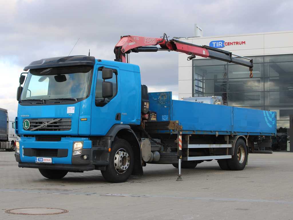 Volvo FE S 340 42 R, EURO 5, HYDRAULICKÁ RUKA FASSI F 110 A.22