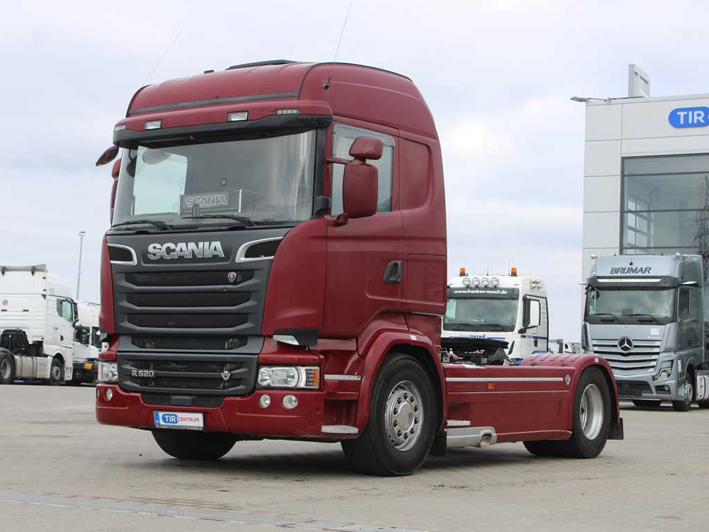 Scania R 520, EURO 6, HYDRAULIKA, RETARDER, KOŽENÉ SEDAČKY