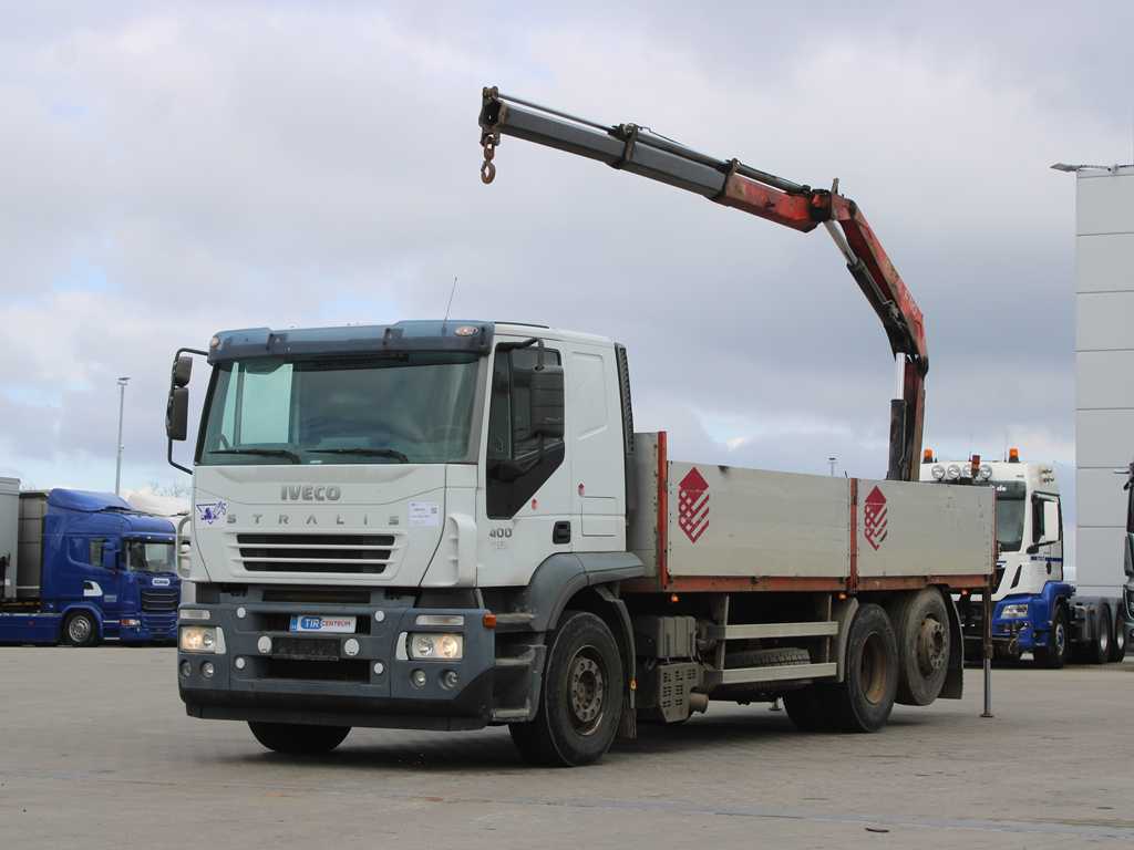 Iveco STRALIS 400, 62, EURO 3, HYDRAULICKÁ RUKA FASSI F 110