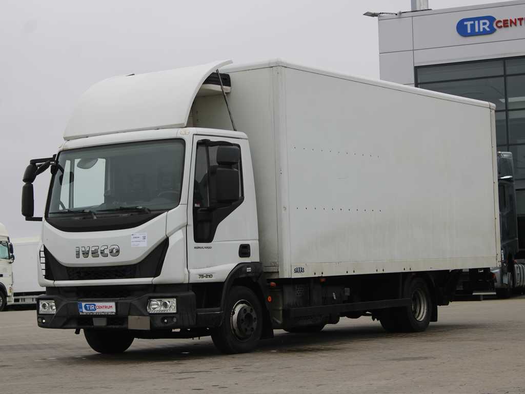 Iveco EUROCARGO 75-210, EURO 6, HYDRAULICKÉ ČELO, CARRIER, PNEU 80%